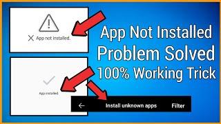 App Not Installed | App Not Installed Android Fix | How To Solved App Not Installed Problem |