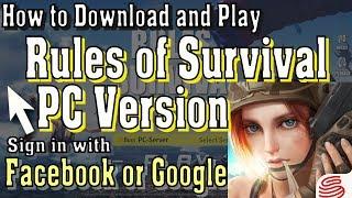 How to Play Rules of Survival PC Version (UPDATED 2019!)