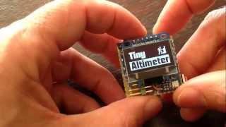 Tiny Altimeter with Arduino, Oled display 128x64, pressure sensor BMP180