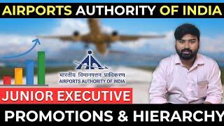 AAI Junior Executive Common cadre |Promotions, Hierarchy and organisation structure | AAI jobs 2023