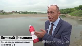 Виталий Наливкин очистил городское озеро