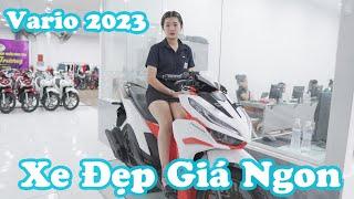 Vario 125 - 2023 Trắng Cam | Giá Xe Giảm Sâu