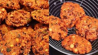 Crispy Masala Vada/ Masala Vadai/ Tea Time Snacks/ Paruppu Vadai