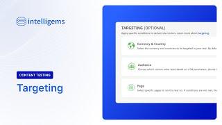 Audience Targeting - Intelligems Testing for Shopify