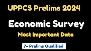 UPPCS Prelims 2024 | Economic Survey 2023-24 #uppcs #uppcscurrentaffairs #economicsurvey2024