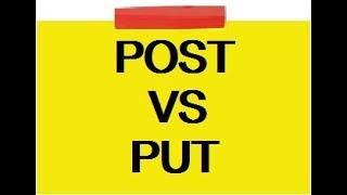 Post vs Put