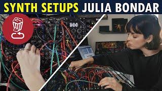 Synth Setup Tips #3 // Julia Bondar's Compact Techno Eurorack/MIDI Rig and Performance