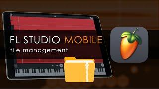 FL STUDIO MOBILE | File Management