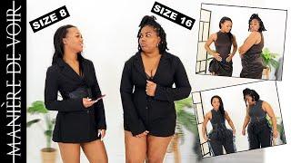 JAMAICAN MOTHER AND DAUGHTER TRY ON $1600+ WORTH OF MANIERE DE VIOR OUTFITS | SIZE 8 VS SIZE 16 HAUL