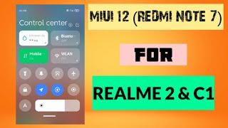 how to install Miui 12(Bita) for realme 2 & C1 (NO PC)