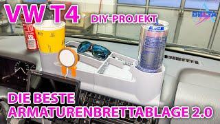 VW T4 Armaturenbrettablage 2.0 endlich komfortabel unterwegs | Becherhalter | Ablage | DIY  Projekt