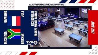 Gambino / Joly v Mashaba / Naicker | U23 Bronze Medal Match | 2024 BI World Blackball Championship