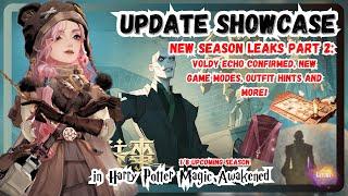 Magic Awakened - Season LEAKS Part 2 - Voldemort Echo Confirmed, New Game Modes, and MORE