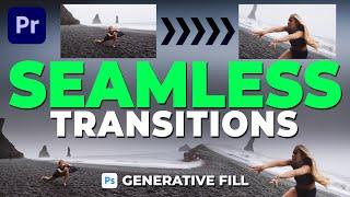 SEAMLESS TRANSITIONS in Premiere Pro with Generative Fill!