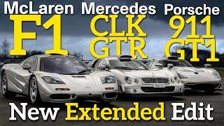 McLaren F1, Porsche 911 GT1 & Mercedes CLK GTR: NEW 2022 EXTENDED EDIT