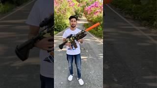 Big Size Electric Toy Gun Testing 