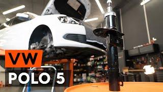 Как заменить стойку амортизатора передней подвески на VW POLO 5 Седан [TUTORIAL AUTODOC]