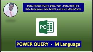 Power Query | M Language | How to find Leap Year, Month, Month Name, and convert from text to date.