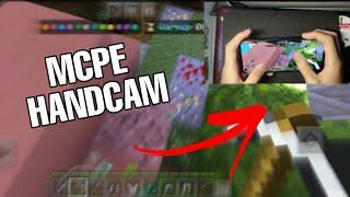 MCPE HANDCAM | Hive Skywars SOLO // Full Phone Gameplay (Minecraft Pocket Edition)