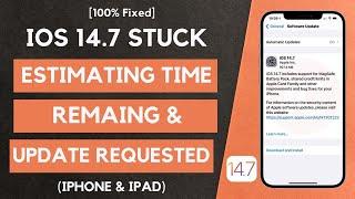 iOS 14.8 Update Stuck On Estimating Time Remaining