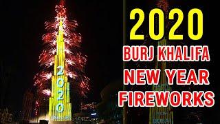 Burj Khalifa Dubai New Year 2020 Fireworks Livestream Video (Full)