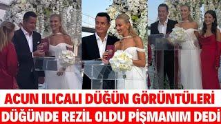 ACUN ILICALI DÜĞÜN GÖRÜNTÜLERİ ORTAYA ÇIKTI AYÇA ÇAĞLA ALTUNKAYA ACUN ILICALI EVLENDİ