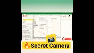 Amazing Excel Camera Tool | How to use hidden camera tool in Excel | Hidden Camera