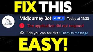 How To FIX 'The Application Did Not Respond' Midjourney