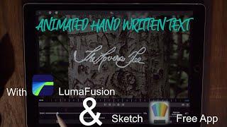 Animated Hand Written Text In LumaFusion Tutorial