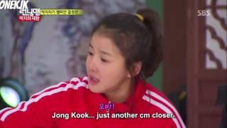 The happiest kim jong kook has been in running man.