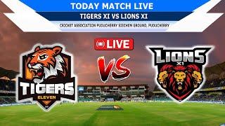 Final Live - Tigers XI vs Lions XI | T20 | Pondicherry T20