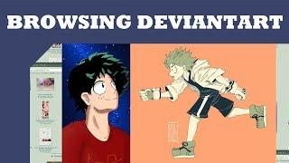 Browsing Deviantart: My Hero Academia Fanart