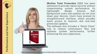 McAfee Total Protection 2024  5 Device, 1 Year  Antivirus