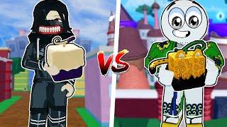 SHIZUTO VS CRB ! SI JE GAGNE JE POURRAI REJOINDRE SONT CREW BLOX FRUITS !