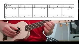Happy Birthday - Easy Beginner Ukulele Tabs With Playthrough Lesson
