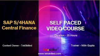 SAP Central Finance Self Paced Course