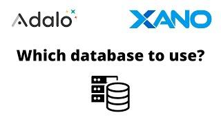 Which database to choose? Xano vs Adalo Internal DB