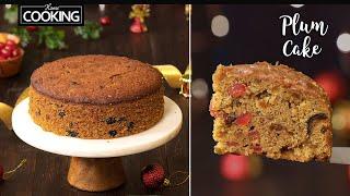 Plum Cake Recipe | Eggless & Non Alcoholic Cake | Christmas Cake Recipe | Rich Fruit Cake Recipe