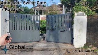 Automatic Roller Swing Gate installed at Kadavoor, Kollam | Gate Automation in Kerala 8304884072