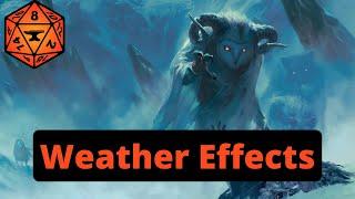 FoundryVTT Best Module 2022 For Adding Weather Effects (Weather Effects 5e)