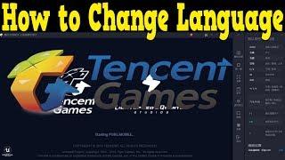 How to Change language Tencent Emulator Buddy