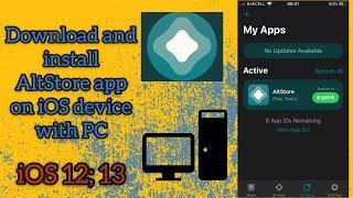 How to install AltStore app on iOS device with pc. install AltStore app. iOS free tweaked apps