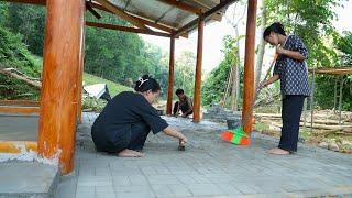 Using molds to pour cement: We made the floor more unique || SUNG A PAO HG