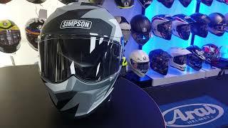 Simpson Venom Have Blue Motorcycle Helmet