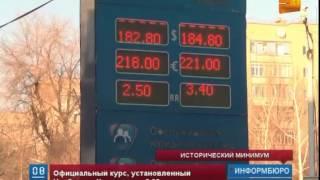 Российский рубль впервые опустился ниже трех тенге