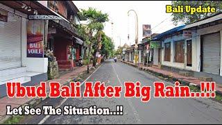 Ubud In The Morning After Big Rain..!!! Lets Drive Around To See The Situation..!! Ubud Bali Update