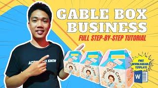 GABLE BOX BUSINESS for KIDS PARTY | Full Step by Step Tutorial | LJ Prints Craft & Supplies