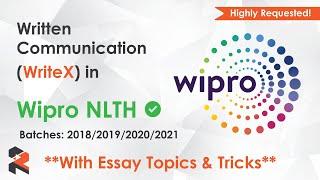 Wipro Essay Writing Topics, Tips & Tricks | Wipro NLTH 2021