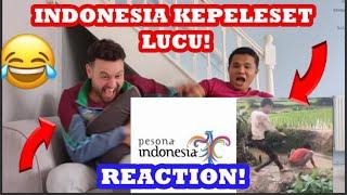 MEME PARODI PESONA INDONESIA REACTION!  EDISI KEPELESET