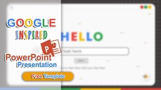 AESTHETIC PPT  GOOGLE Inspired | FREE TEMPLATE POWER POINT | MUDAH | SIMPLE |
